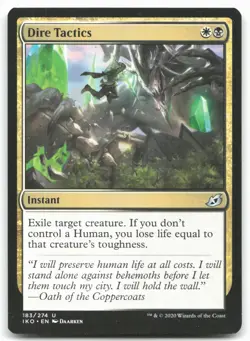 MTG Dire Tactics U Ikoria: Lair of Behemoths 183 MP - Image 1