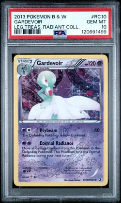 2013 POKEMON B&W LEGEND TREASURES RADIANT COLL #RC10 GARDEVOIR PSA 10 - Image 1