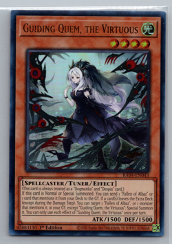 Yugioh Guiding Quem, The Virtuous RA04-EN043 Ultra Rare Foil - NM - Image 1