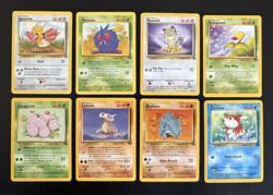 Pokemon TCG Jungle Set - lot of 8 Cards Common - LOT #16 LP / LP+ - Vintage WOTC - Image 1