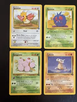 Pokemon TCG Jungle Set - lot of 8 Cards Common - LOT #16 LP / LP+ - Vintage WOTC - Image 2