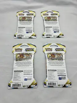 Pokemon TCG: Sword & Shield-Brilliant Stars Sleeved Booster Pack-Lot of 4 - Image 2