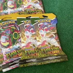 LOT OF 25 POKEMON EVOLVING SKIES FACTORY SEALED SLEEVED BOOSTER PACK PACKS - Image 4