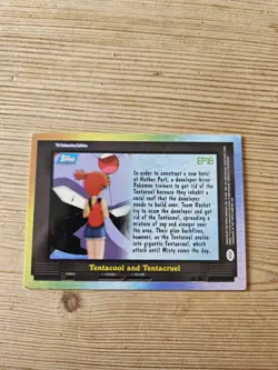 Tentacool and Tentacruel EP18 Holo - Pokemon Topps Series 2 - 1999 - Image 2