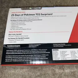 Pokemon TCG 2025 Holiday Advent Calendar New Sealed - Image 4