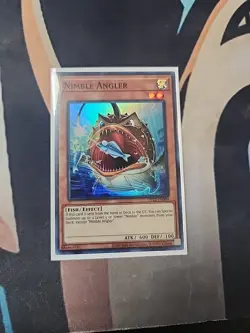 Euro Print Nimble Angler OP22-EN004 Super Rare NM Yugioh - Image 1
