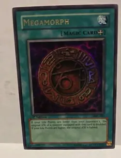 YUGIOH MEGAMORPH ULTRA MRL-061 1ST EDITION LIGHT PLAYED - Image 2
