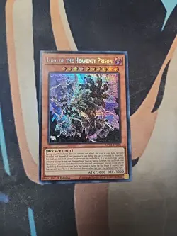 Lord of the Heavenly Prison MP22-EN205 Prismatic Secret Rare 1st Ed NM Yugioh - Image 1