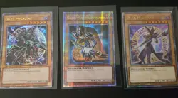 3x Dark Magician Quarter Century Secret Rare YUGIOH NM Playset - Image 1