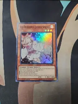Ash Blossom & Joyous Spring SHVA-EN047 Super Rare 1st Ed NM Yugioh - Image 1