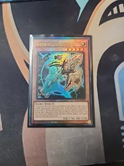 Artifact Lancea RA01-EN006 Prismatic Ultimate Rare 1st Edition NM Yugioh - Image 1