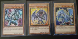 3x Blue-Eyes White Dragon Secret Rare NM Yugioh Playset - Image 1