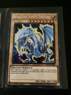 3x Blue-Eyes White Dragon Secret Rare NM Yugioh Playset - Image 4