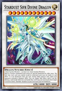 BLMM-EN151 "Stardust Sifr Divine Dragon" Secret Rare YuGiOh! NEW - Image 1
