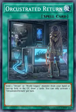 BLMM-EN096 "Orcustrated Return" Emblazoned Ultra Rare YuGiOh! NEW - Image 1