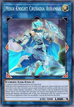 BLMM-EN095 "Mekk-Knight Crusadia Avramax" Emblazoned Ultra Rare YuGiOh! NEW - Image 1