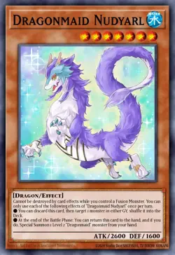 BLMM-EN057 "Dragonmaid Nudyarl" Emblazoned Ultra Rare YuGiOh! NEW - Image 1