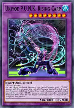 BLMM-EN079 "Ukiyoe-P.U.N.K. Rising Carp"Emblazoned Ultra Rare YuGiOh! NEW - Image 1