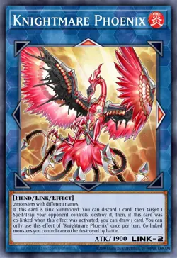 BLMM-EN091 "Knightmare Phoenix" Emblazoned Ultra Rare YuGiOh! NEW - Image 1