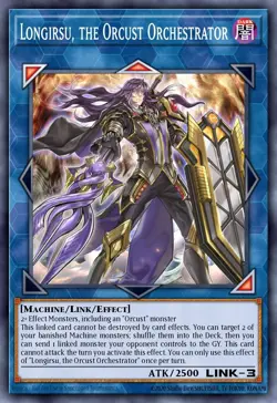 BLMM-EN094 "Longirsu, the Orcust Orchestrator"Emblazoned Ultra Rare YuGiOh! NEW - Image 1