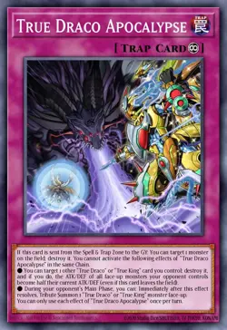 BLMM-EN177 "True Draco Apocalypse" Secret Rare YuGiOh! NEW - Image 1