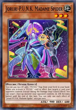 BLMM-EN072 "Joruri-P.U.N.K. Madame Spider"Emblazoned Ultra Rare YuGiOh! NEW - Image 1