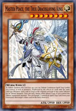BLMM-EN127 "Master Peace, the True Dracoslaying King" Secret Rare YuGiOh! NEW - Image 1