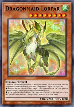 BLMM-EN061 "Dragonmaid Lorpar" Emblazoned Ultra Rare YuGiOh! NEW - Image 1
