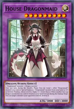 BLMM-EN063 "House Dragonmaid" Emblazoned Ultra Rare YuGiOh! NEW - Image 1