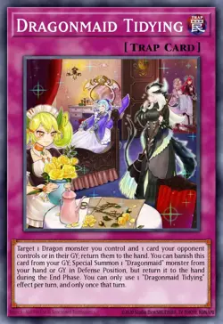 BLMM-EN069 "Dragonmaid Tidying" Emblazoned Ultra Rare YuGiOh! NEW - Image 1