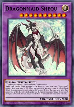 BLMM-EN064 "Dragonmaid Sheou" Emblazoned Ultra Rare YuGiOh! NEW - Image 1