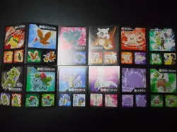 Pokemon Card Coris Promo Non Holo Sticker x4 Gyarados Tyranitar Ditto etc #3948 - Image 1
