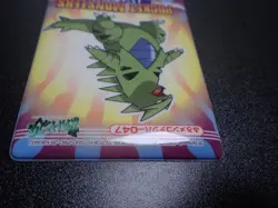 Pokemon Bandai Promo Waterproof Bathroom Menko Card Shining Tyranitar #11 - Image 3
