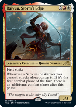 1x Raiyuu, Storm's Edge MTG Kamigawa: Neon Dynasty NM Magic Regular - Image 1