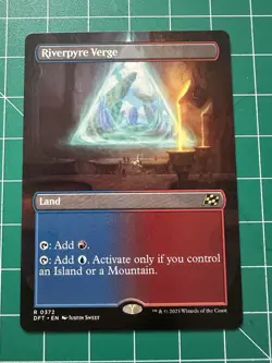 MTG Riverpyre Verge Borderless Regular Aetherdrift #0372 Near Mint - Image 1