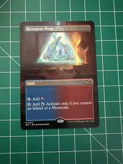 MTG Riverpyre Verge Borderless Regular Aetherdrift #0372 Near Mint - Image 1