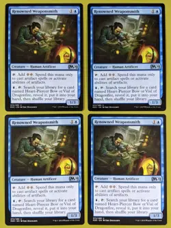 Renowned Weaponsmith x4 Core Set 2020 M20 4x Playset Magic the Gathering MTG - Image 1