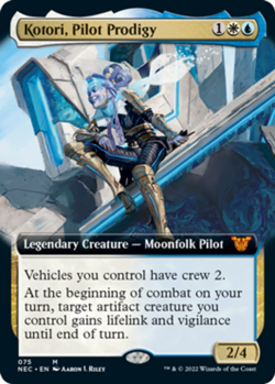 1x (075) Kotori, Pilot Prodigy - EXTENDED ART Collector Booster Exclusive MTG Co - Image 1