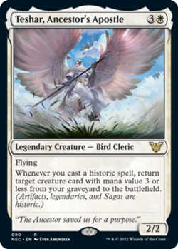 1x (090) Teshar, Ancestor's Apostle - Commander Deck Reprint MTG Commander Kamig - Image 1