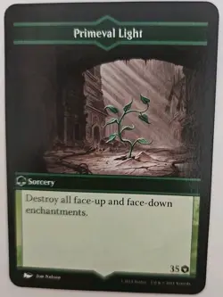 Arena of the Planeswalkers Primeval Light Replacement Game Card MTG Sorcery - Image 1