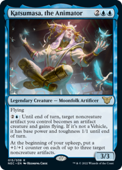 1x (015/038) Katsumasa, the Animator - Commander Exclusive MTG Commander Kamigaw - Image 1