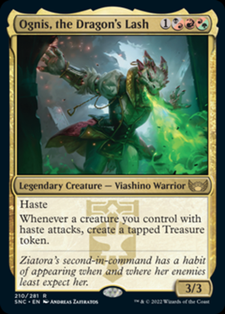 1x Ognis, the Dragon's Lash MTG Streets of New Capenna NM Magic Regular - Image 1