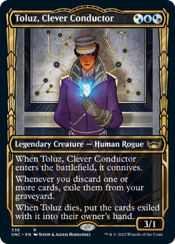1x (336) Toluz, Clever Conductor - SHOWCASE GOLDEN AGE MTG Streets of New Capenn - Image 1