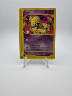 2002 Pokemon TCG Expedition Base Set Abra Non-Holo 93/165 E-Reader Card NM - Image 1