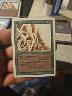 MTG Revised - Wall of Brambles Never Played M/NM - Image 1
