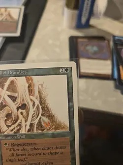 MTG Revised - Wall of Brambles Never Played M/NM - Image 3