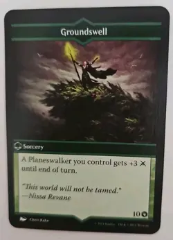 Arena of the Planeswalkers Groundswell Replacement Game Card MTG Sorcery - Image 1