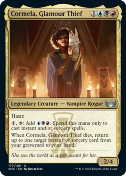 4x Cormela, Glamour Thief MTG Streets of New Capenna NM Magic Regular - Image 1