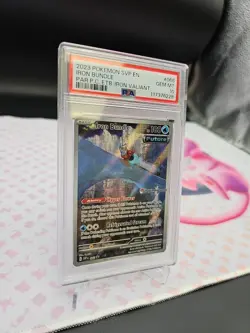 PSA 10 Pokemon Center ETB Iron BundIe PC Stamped Promo SVP 066 Paradox Rift - Image 2