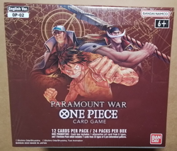 One Piece Card Game TCG OP-02 Paramount War Booster Box English Version Sealed - Image 1